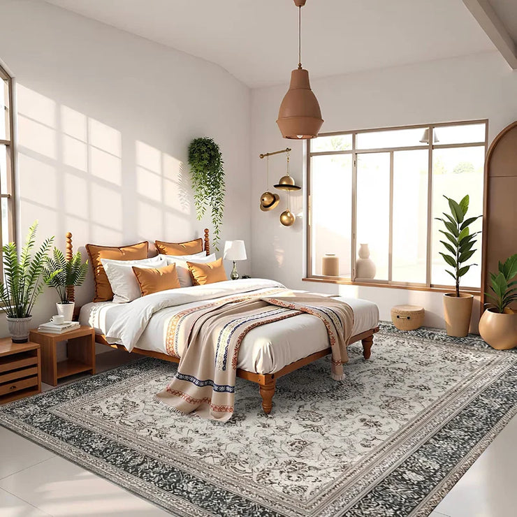 RAKKS Retro Style Rugs for Bedroom