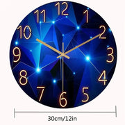 Glass Wall Clock Modern Design