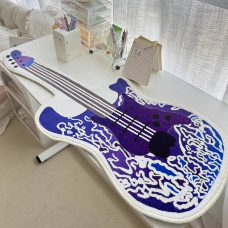 Guitar Rug Room Decoration Carpet