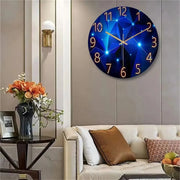 Glass Wall Clock Modern Design