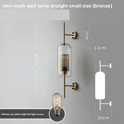 Nordic Designer Glass Wall Lamp
